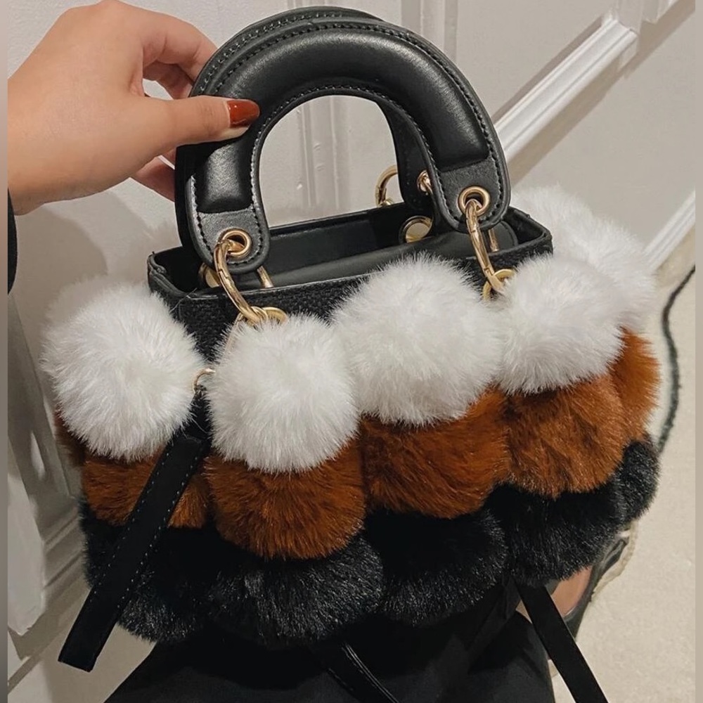 Fur Bubble Purse.